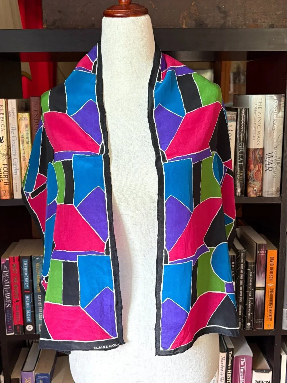 vintage Elaine Gold scarf